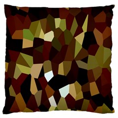 Crystallize Background Large Cushion Case (two Sides) by Simbadda