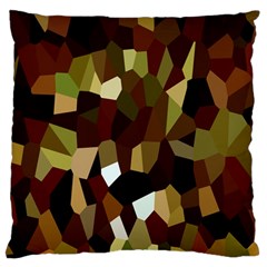 Crystallize Background Large Flano Cushion Case (one Side) by Simbadda