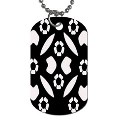 Abstract Background Pattern Dog Tag (two Sides) by Simbadda