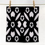 Abstract Background Pattern Face Towel Front