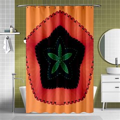 Fractal Flower Shower Curtain 48  X 72  (small)  by Simbadda