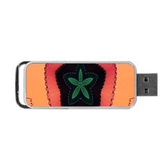 Fractal Flower Portable Usb Flash (two Sides) by Simbadda