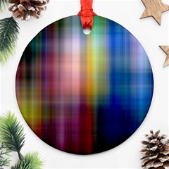 Colorful Abstract Background Ornament (round) by Simbadda