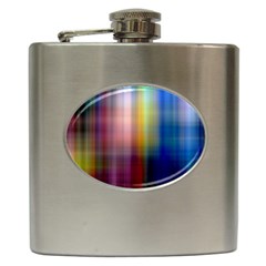 Colorful Abstract Background Hip Flask (6 Oz) by Simbadda