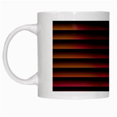 Colorful Venetian Blinds Effect White Mugs by Simbadda