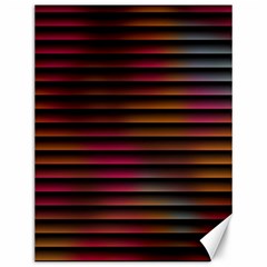 Colorful Venetian Blinds Effect Canvas 12  X 16   by Simbadda