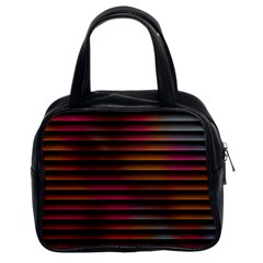 Colorful Venetian Blinds Effect Classic Handbags (2 Sides) by Simbadda