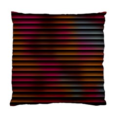 Colorful Venetian Blinds Effect Standard Cushion Case (one Side) by Simbadda