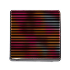 Colorful Venetian Blinds Effect Memory Card Reader (square)