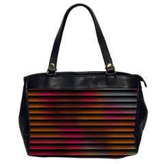 Colorful Venetian Blinds Effect Office Handbags (2 Sides)  by Simbadda