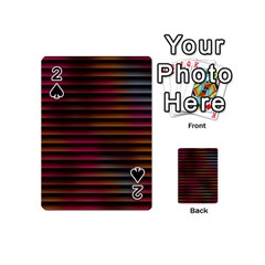 Colorful Venetian Blinds Effect Playing Cards 54 (mini)  by Simbadda