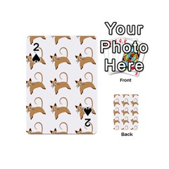 Cute Cats Seamless Wallpaper Background Pattern Playing Cards 54 (mini)  by Simbadda