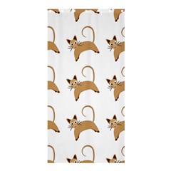 Cute Cats Seamless Wallpaper Background Pattern Shower Curtain 36  X 72  (stall)  by Simbadda