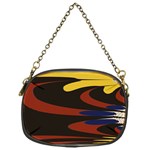 Peacock Abstract Fractal Chain Purses (One Side)  Front