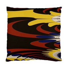 Peacock Abstract Fractal Standard Cushion Case (one Side) by Simbadda