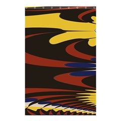 Peacock Abstract Fractal Shower Curtain 48  X 72  (small)  by Simbadda