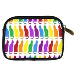 Rainbow Colorful Cats Wallpaper Pattern Digital Camera Cases Back