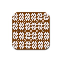 Art Abstract Background Pattern Rubber Square Coaster (4 Pack)  by Simbadda