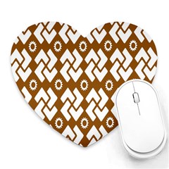 Art Abstract Background Pattern Heart Mousepads by Simbadda