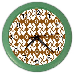 Art Abstract Background Pattern Color Wall Clocks by Simbadda