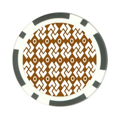 Art Abstract Background Pattern Poker Chip Card Guard by Simbadda