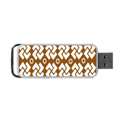 Art Abstract Background Pattern Portable Usb Flash (one Side) by Simbadda