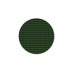 Clovers On Black Golf Ball Marker (4 Pack)