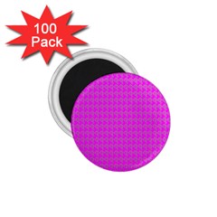 Clovers On Pink 1 75  Magnets (100 Pack)  by PhotoNOLA