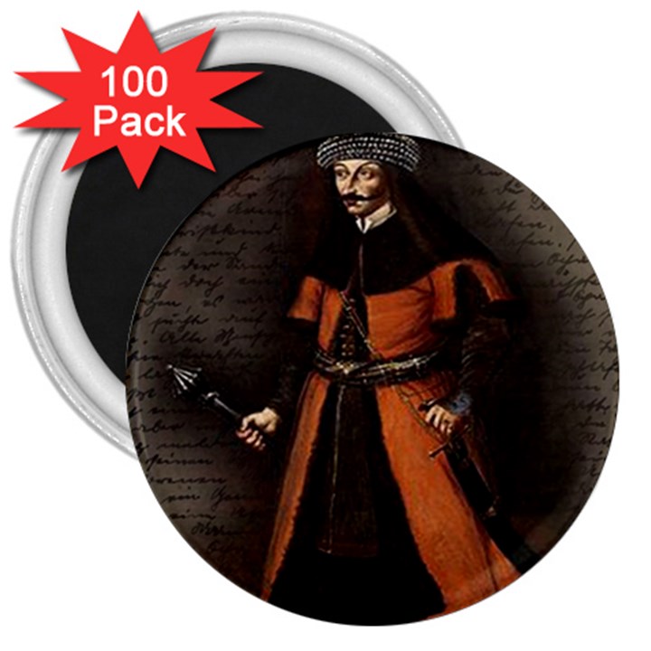 Count Vlad Dracula 3  Magnets (100 pack)