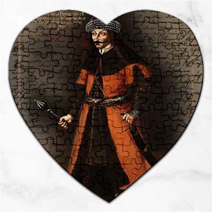 Count Vlad Dracula Jigsaw Puzzle (Heart)