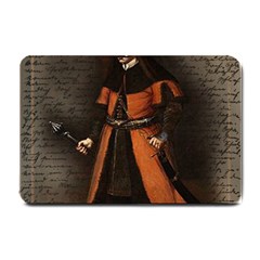 Count Vlad Dracula Small Doormat  by Valentinaart