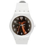 Count Vlad Dracula Round Plastic Sport Watch (M) Front