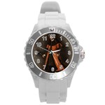 Count Vlad Dracula Round Plastic Sport Watch (L) Front