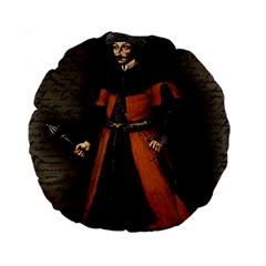 Count Vlad Dracula Standard 15  Premium Round Cushions by Valentinaart