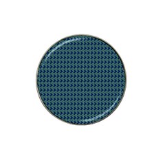 Clovers On Dark Blue Hat Clip Ball Marker by PhotoNOLA