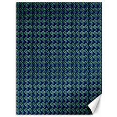 Clovers On Dark Blue Canvas 36  X 48   by PhotoNOLA