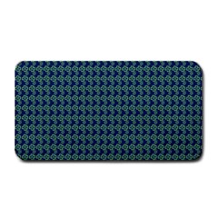 Clovers On Dark Blue Medium Bar Mats by PhotoNOLA