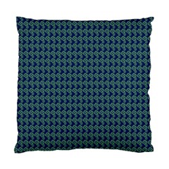 Clovers On Dark Blue Standard Cushion Case (one Side) by PhotoNOLA