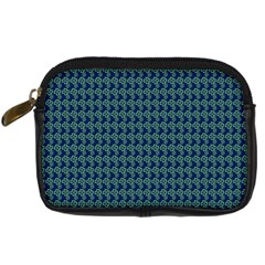 Clovers On Dark Blue Digital Camera Cases by PhotoNOLA