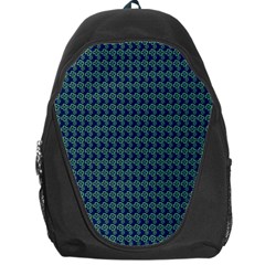 Clovers On Dark Blue Backpack Bag by PhotoNOLA