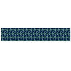 Clovers On Dark Blue Flano Scarf (large)