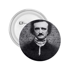 Edgar Allan Poe  2 25  Buttons by Valentinaart