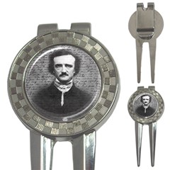 Edgar Allan Poe  3-in-1 Golf Divots by Valentinaart