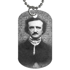 Edgar Allan Poe  Dog Tag (two Sides) by Valentinaart