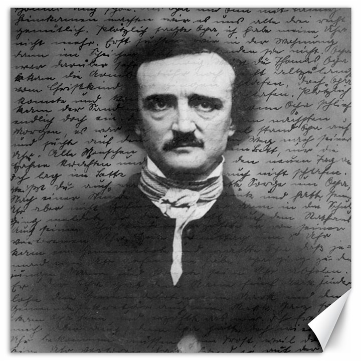 Edgar Allan Poe  Canvas 16  x 16  