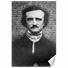 Edgar Allan Poe  Canvas 20  X 30   by Valentinaart