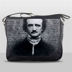 Edgar Allan Poe  Messenger Bags by Valentinaart