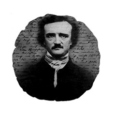 Edgar Allan Poe  Standard 15  Premium Round Cushions by Valentinaart