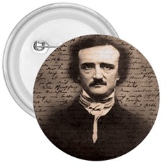 Edgar Allan Poe  3  Buttons by Valentinaart