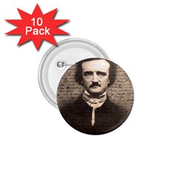 Edgar Allan Poe  1 75  Buttons (10 Pack) by Valentinaart